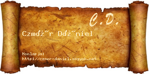 Czmór Dániel névjegykártya